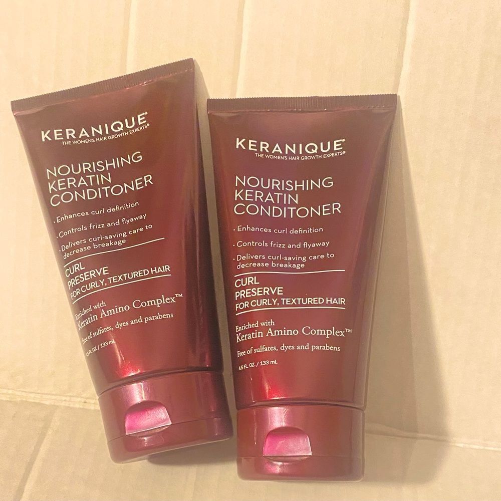 🛍️ Keranique Nourishing Keratin Conditioner-curl Preserve 4.5 FL . OZ/ 133mL💥